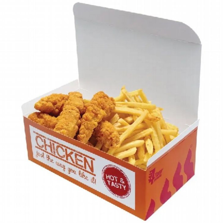 Disposable Paper Fish and Chips Box