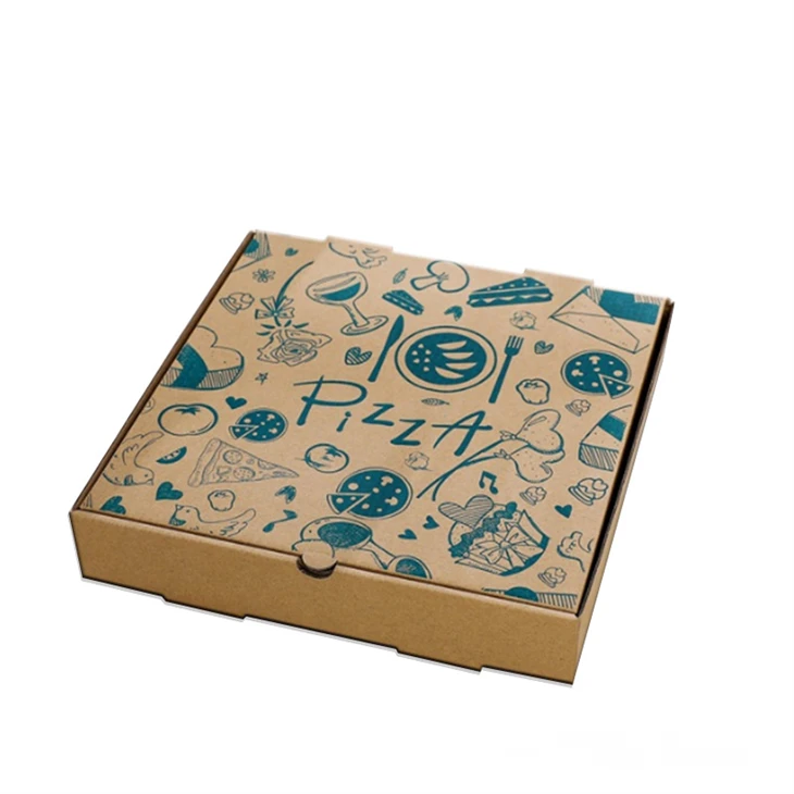 Pizza csomagolópapír doboz egyedi logóval