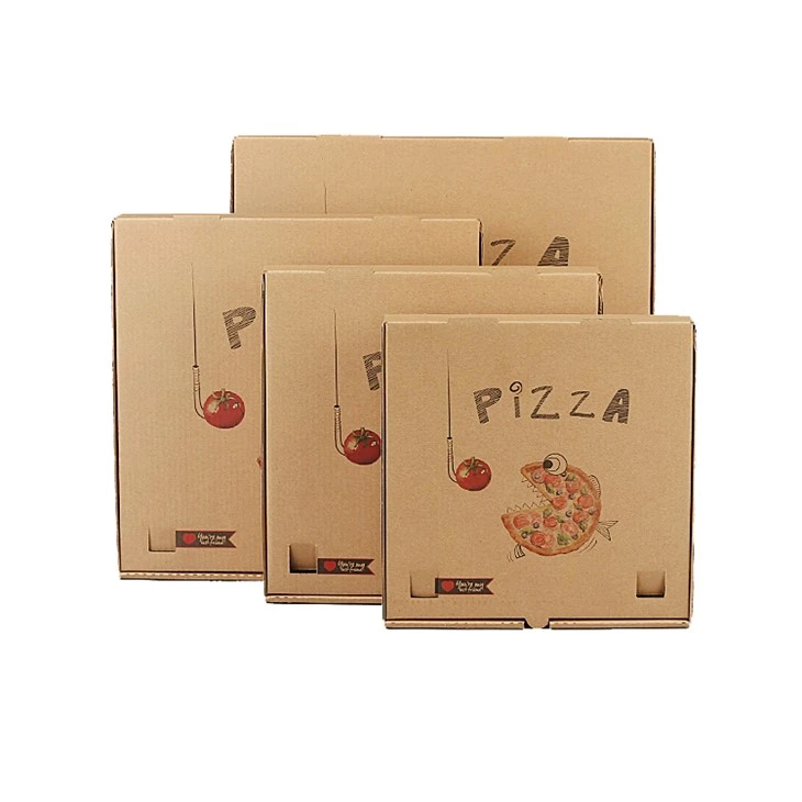 Professzionális egyedi, kiváló minőségű pizza doboz színes kartondoboz