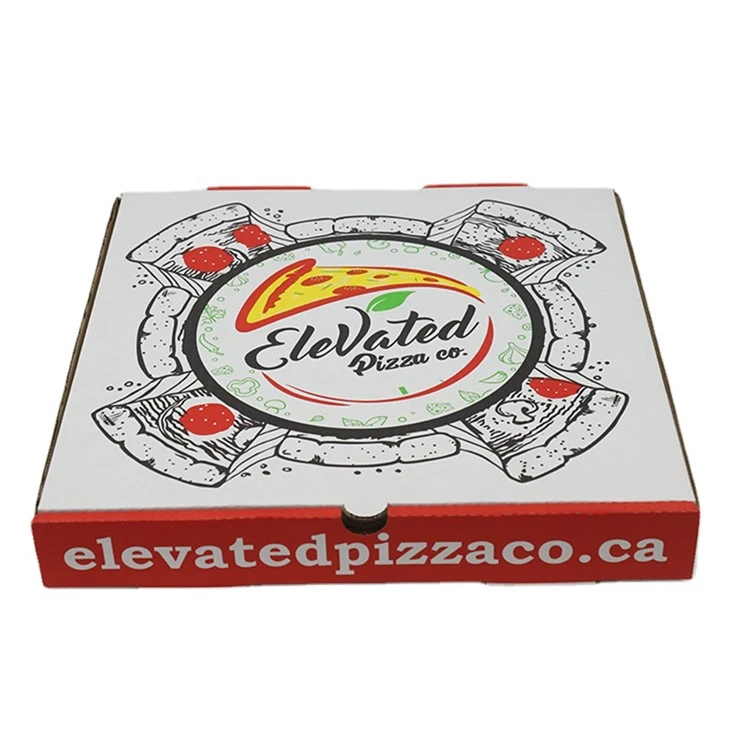 Környezetbarát testreszabható pizzadoboz